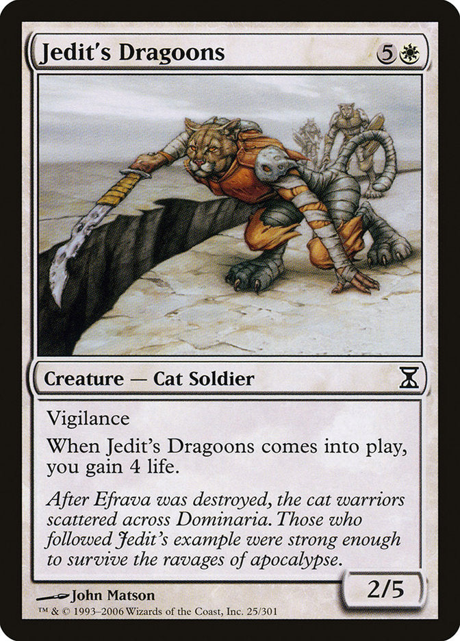 Jedit's Dragoons [Time Spiral] Magic: The Gathering