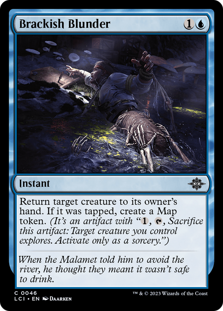 Brackish Blunder [The Lost Caverns of Ixalan] Magic: The Gathering