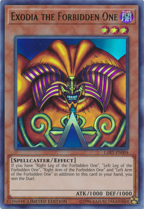 Exodia the Forbidden One [LART-EN004] Ultra Rare Yu-Gi-Oh!