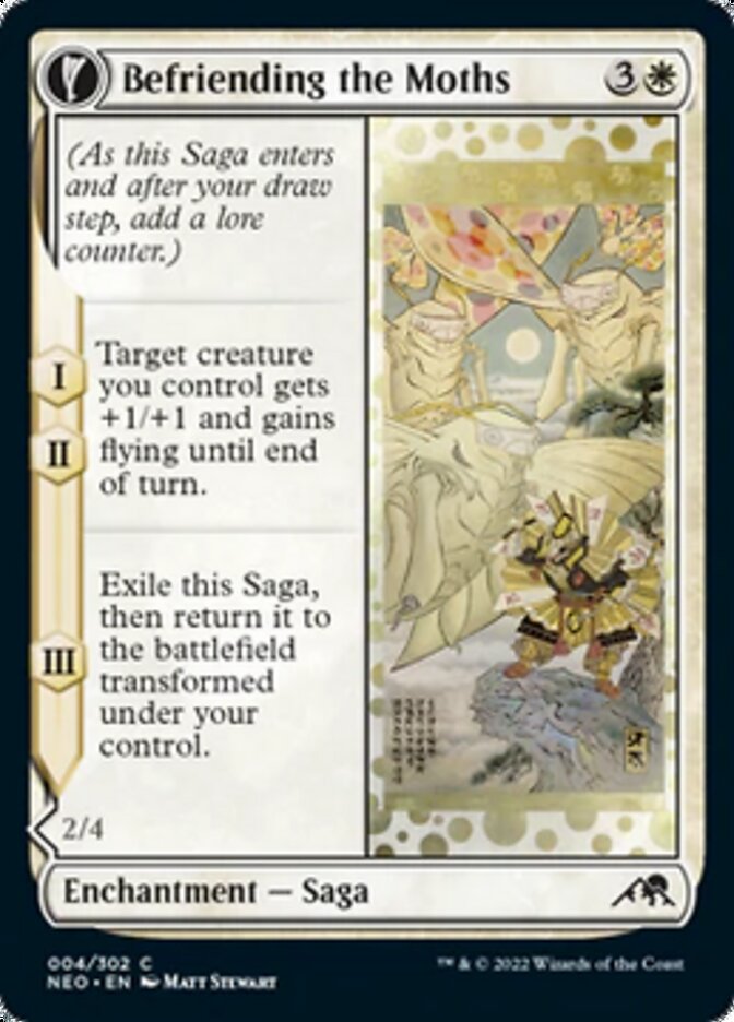 Befriending the Moths // Imperial Moth [Kamigawa: Neon Dynasty] Magic: The Gathering