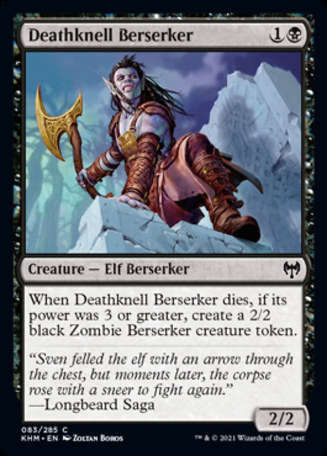 Deathknell Berserker [Kaldheim] Magic: The Gathering