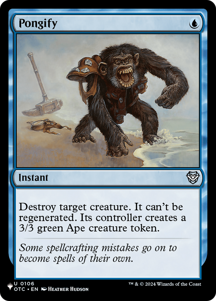 Pongify (OTC) [The List] Magic: The Gathering