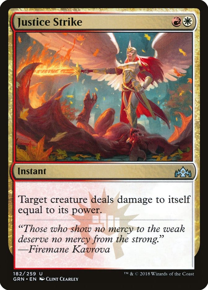 Justice Strike [Guilds of Ravnica] Magic: The Gathering