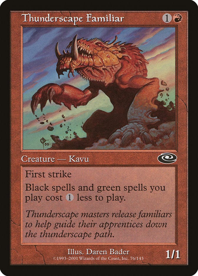 Thunderscape Familiar [Planeshift] Magic: The Gathering