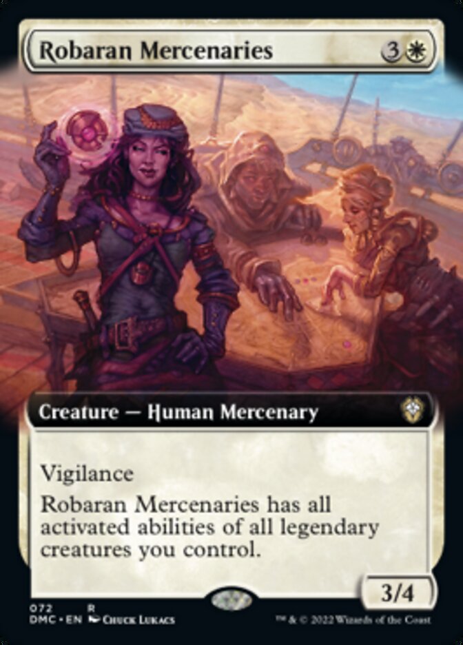 Robaran Mercenaries (Extended Art) [Dominaria United Commander] Magic: The Gathering