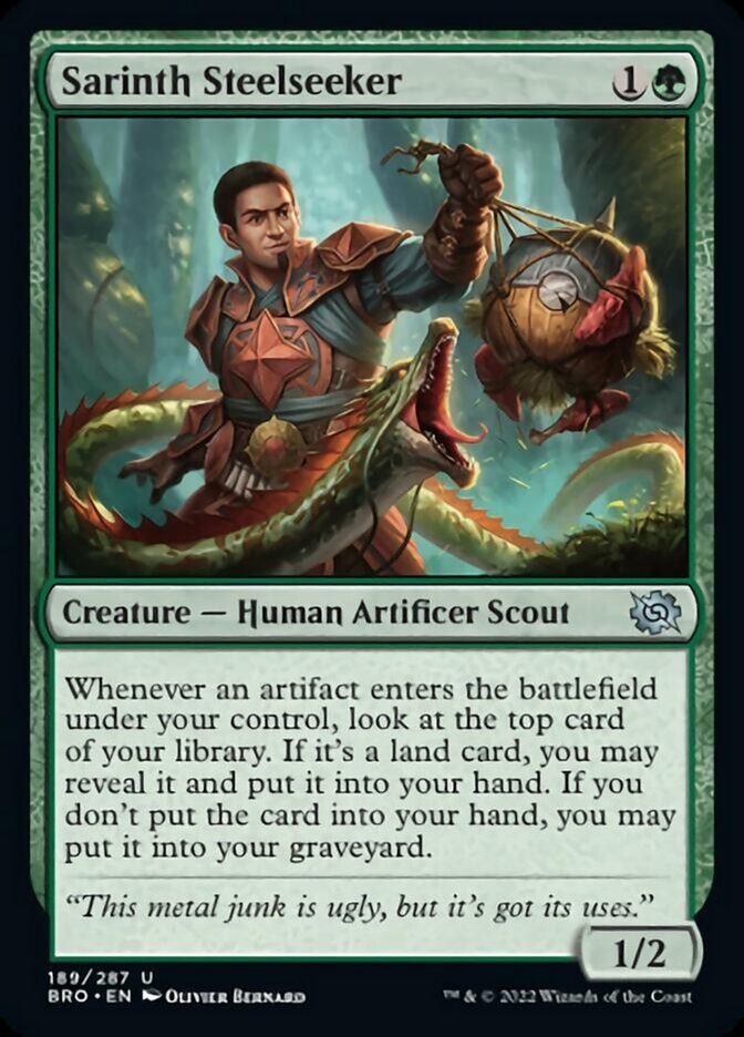 Sarinth Steelseeker [The Brothers' War] Magic: The Gathering