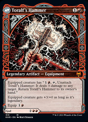 Toralf, God of Fury // Toralf's Hammer (Showcase) [Kaldheim] Magic: The Gathering