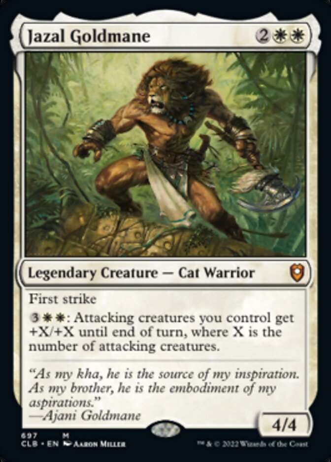 Jazal Goldmane [Commander Legends: Battle for Baldur's Gate] Magic: The Gathering