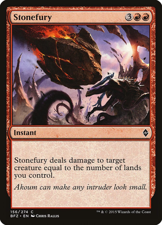 Stonefury [Battle for Zendikar] Magic: The Gathering