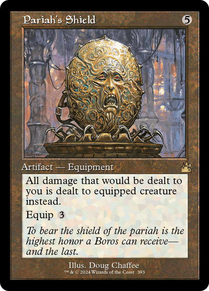 Pariah's Shield (Retro Frame) [Ravnica Remastered] Magic: The Gathering