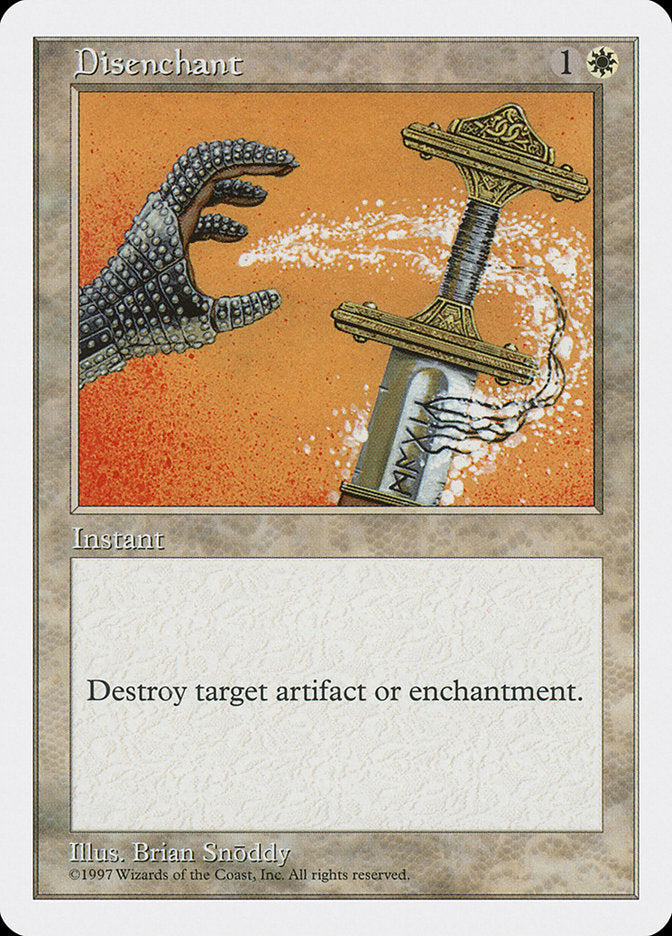 Disenchant [Fifth Edition] Magic: The Gathering