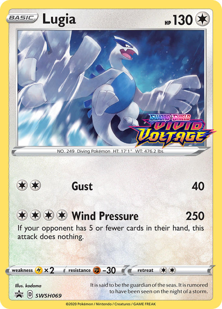 Lugia (SWSH069) (Prerelease Promo) [Sword & Shield: Black Star Promos] Pokémon