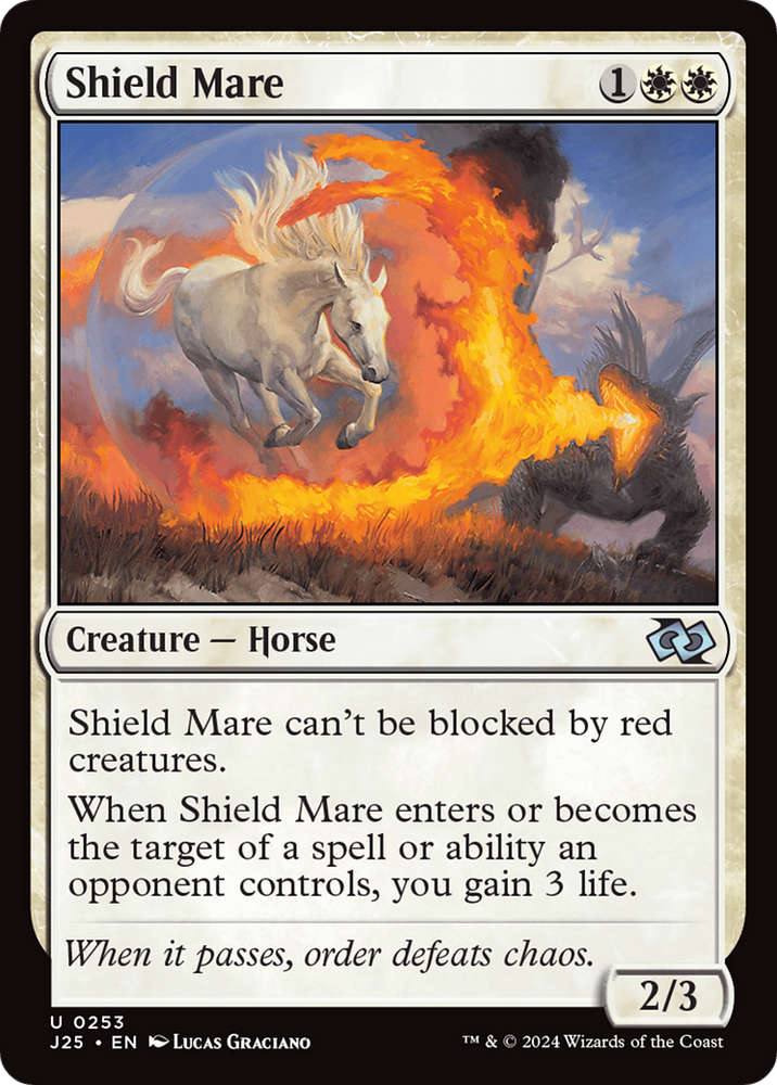 Shield Mare [Foundations Jumpstart] Magic: The Gathering