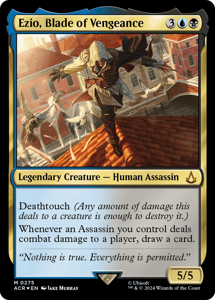 Ezio, Blade of Vengeance [Assassin's Creed] Magic: The Gathering