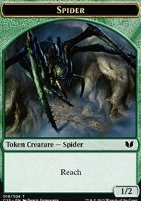 Spider // Wolf Double-Sided Token [Commander 2015 Tokens] Magic: The Gathering