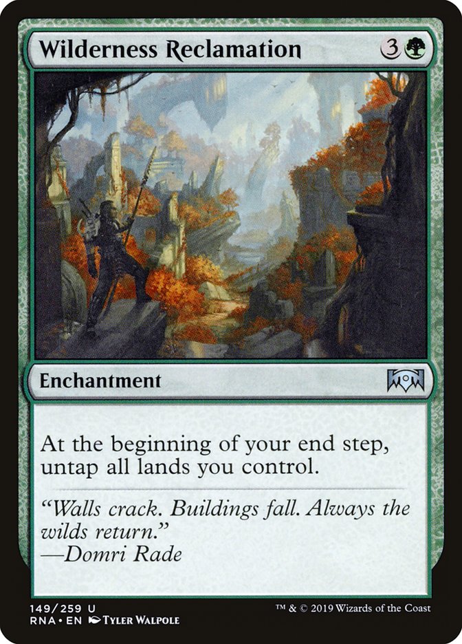 Wilderness Reclamation [Ravnica Allegiance] Magic: The Gathering