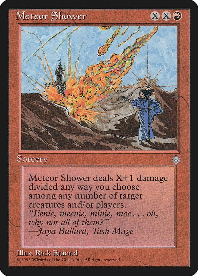 Meteor Shower [Ice Age] Magic: The Gathering