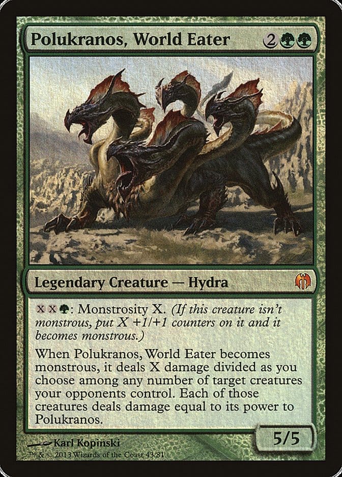 Polukranos, World Eater [Duel Decks: Heroes vs. Monsters] Magic: The Gathering
