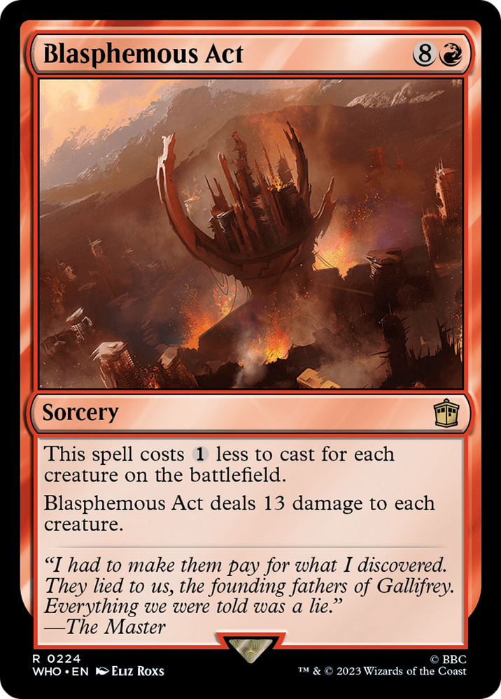 Blasphemous Act [Doctor Who] Magic: The Gathering