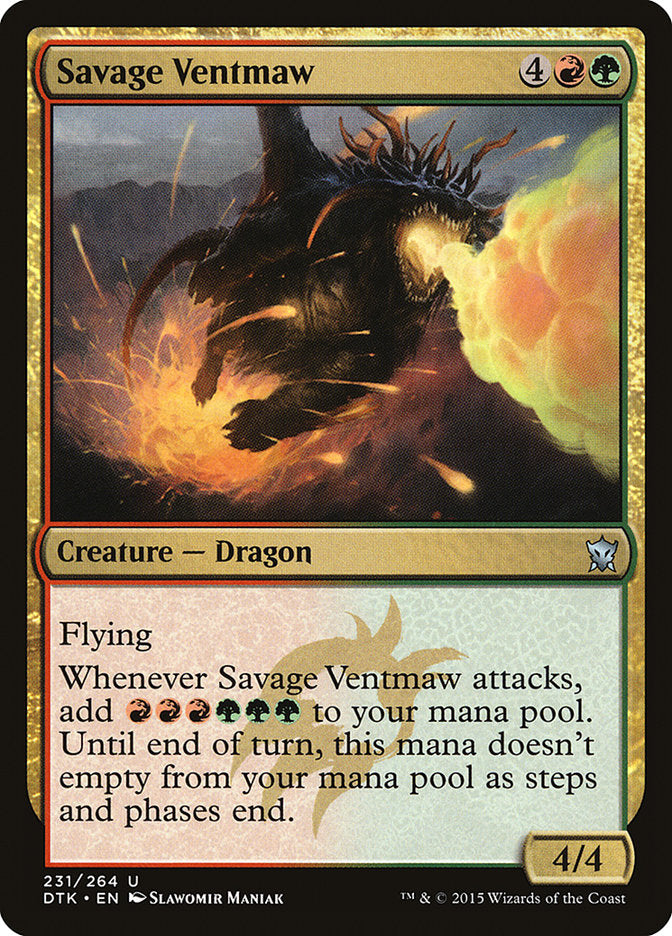 Savage Ventmaw [Dragons of Tarkir] Magic: The Gathering