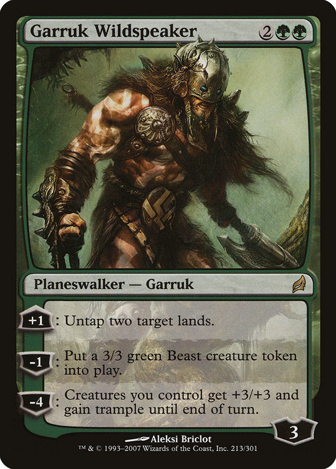 Garruk Wildspeaker [Lorwyn] Magic: The Gathering