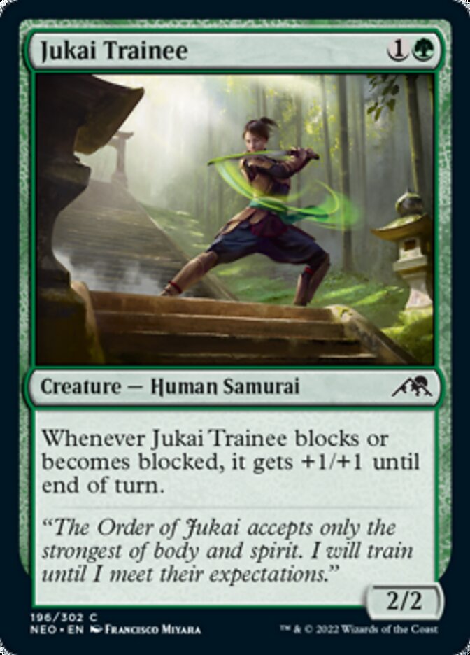 Jukai Trainee [Kamigawa: Neon Dynasty] Magic: The Gathering