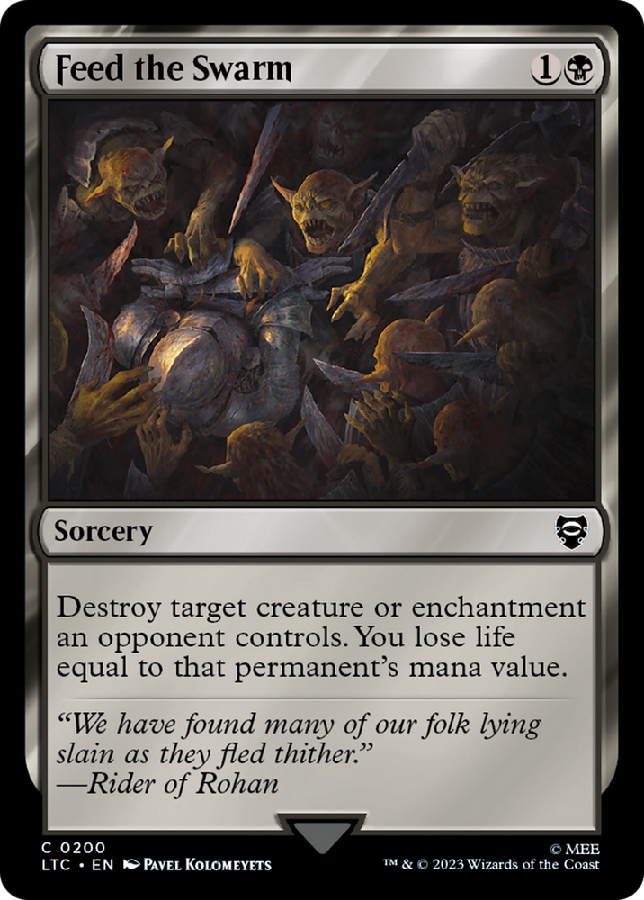Feed the Swarm [The Lord of the Rings: Tales of Middle-Earth Commander] Magic: The Gathering