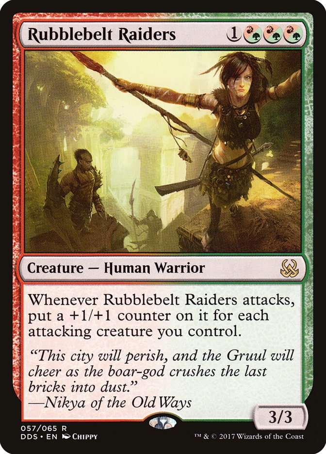 Rubblebelt Raiders [Duel Decks: Mind vs. Might] Magic: The Gathering