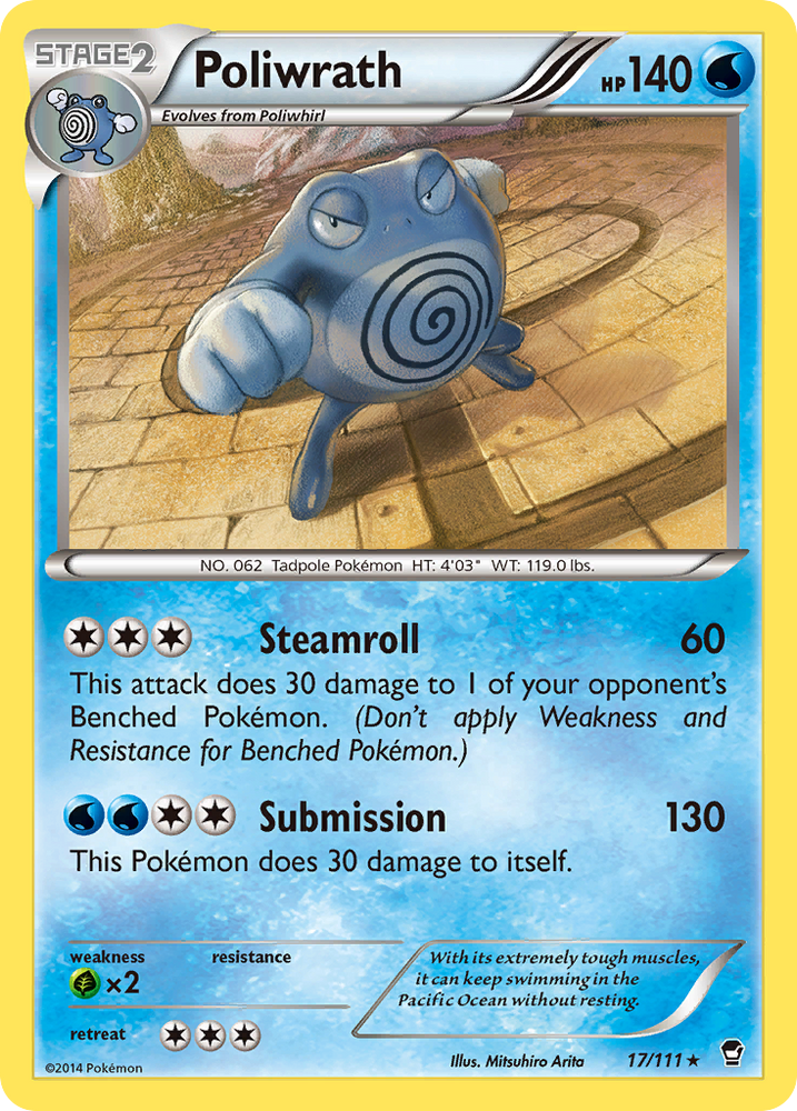 Poliwrath (17/111) [XY: Furious Fists] Pokémon