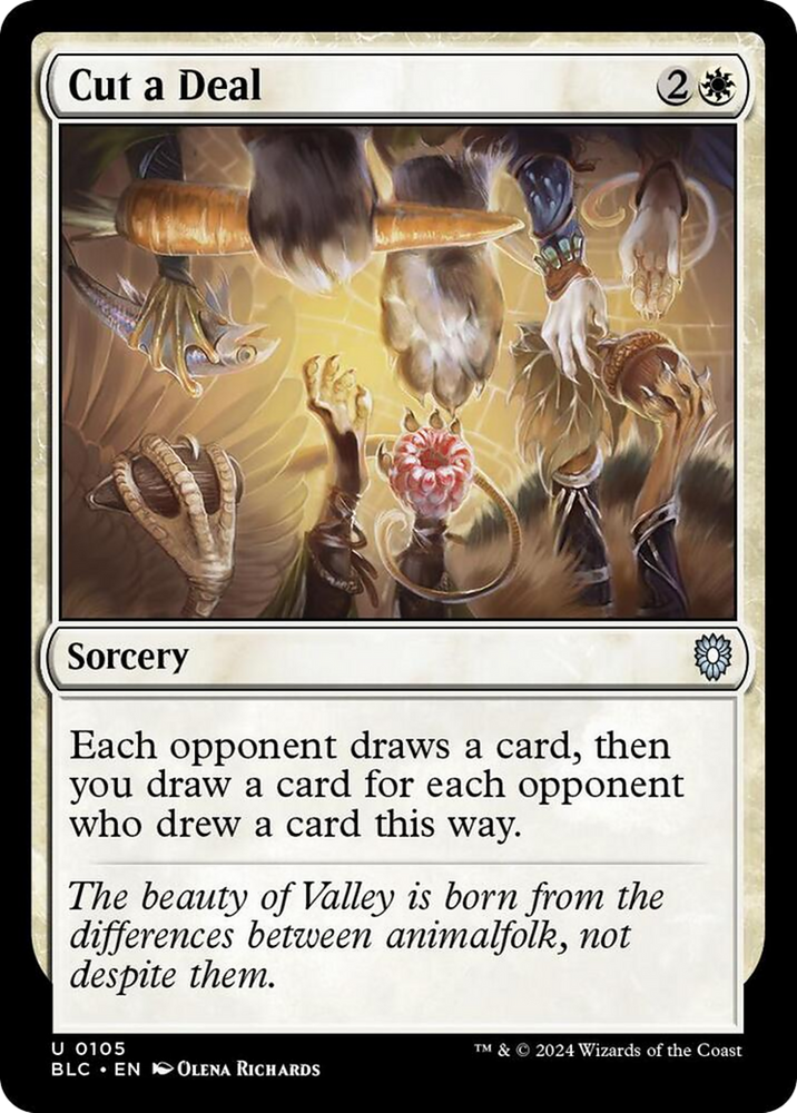 Cut a Deal [Bloomburrow Commander] Magic: The Gathering