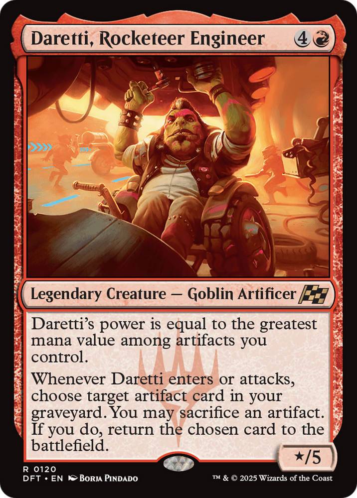 Daretti, Rocketeer Engineer [Aetherdrift] Magic: The Gathering