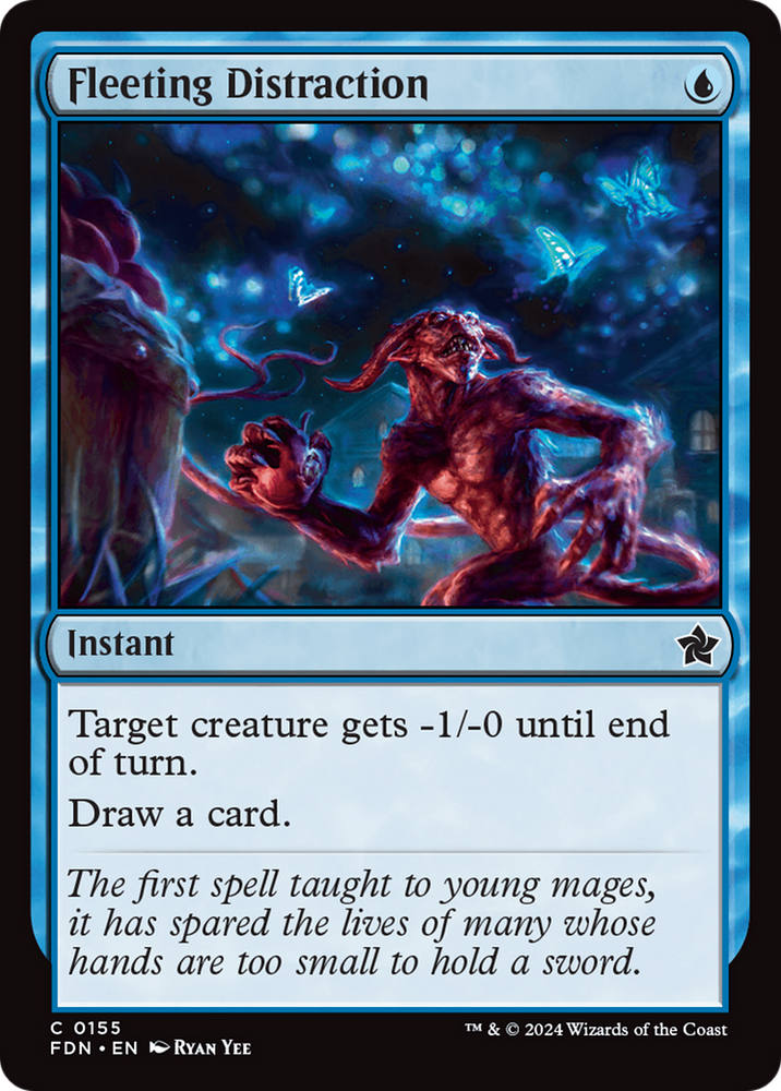 Fleeting Distraction [Foundations] Magic: The Gathering