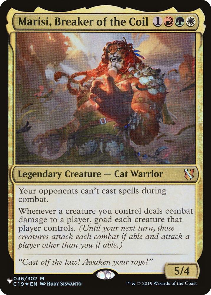 Marisi, Breaker of the Coil [The List] Magic: The Gathering