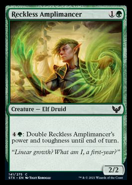 Reckless Amplimancer [Strixhaven: School of Mages] Magic: The Gathering