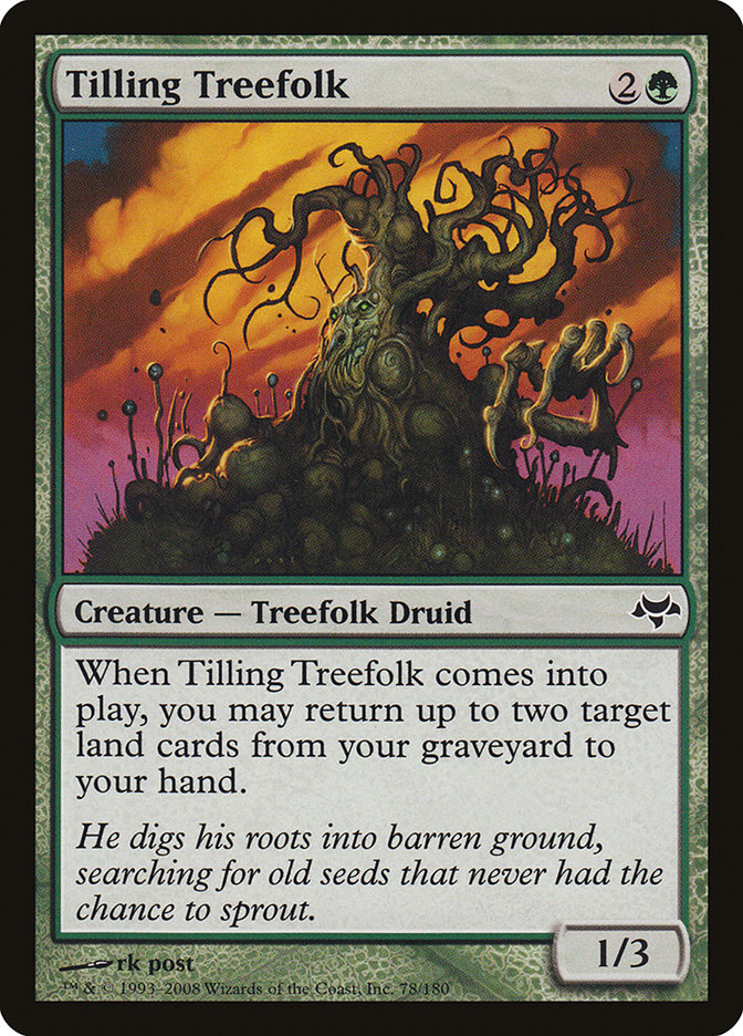 Tilling Treefolk [Eventide] Magic: The Gathering