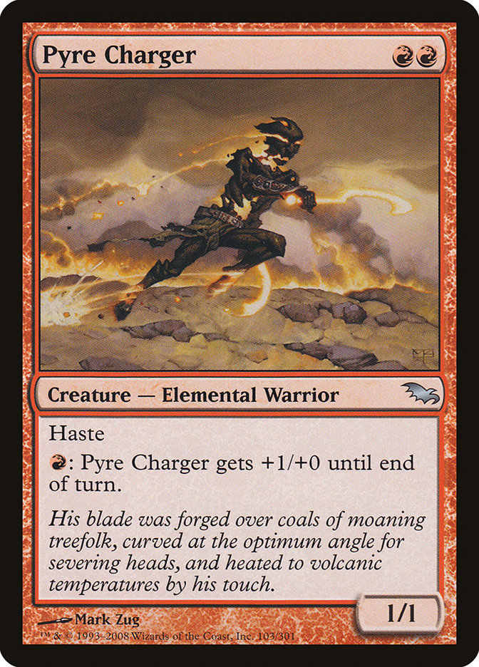 Pyre Charger [Shadowmoor] Magic: The Gathering