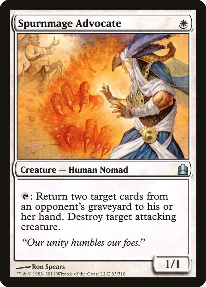 Spurnmage Advocate [Commander 2011] Magic: The Gathering
