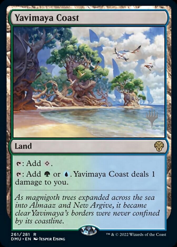 Yavimaya Coast (Promo Pack) [Dominaria United Promos] Magic: The Gathering