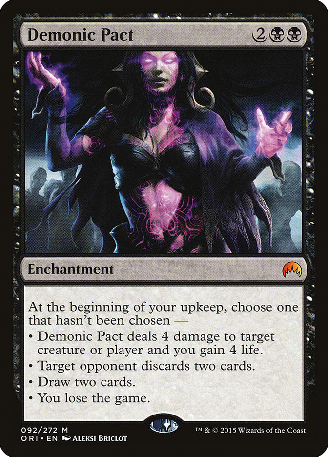 Demonic Pact [Magic Origins] Magic: The Gathering