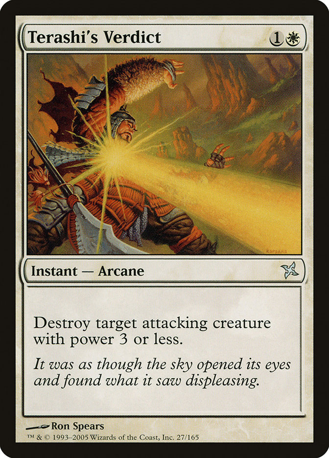 Terashi's Verdict [Betrayers of Kamigawa] Magic: The Gathering