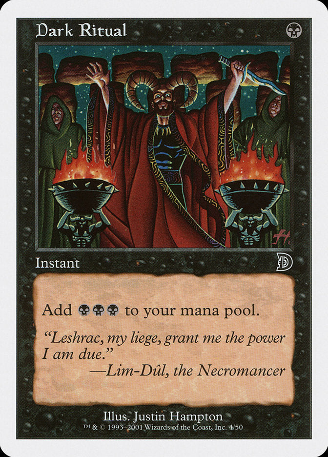 Dark Ritual [Deckmasters] Magic: The Gathering