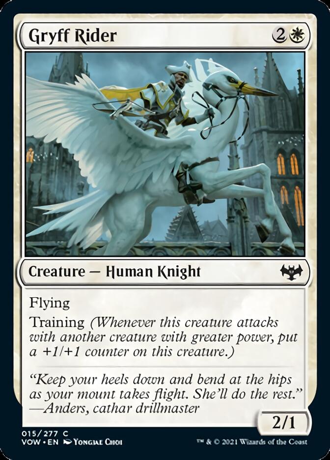 Gryff Rider [Innistrad: Crimson Vow] Magic: The Gathering