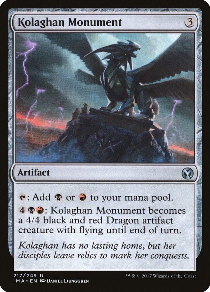 Kolaghan Monument [Iconic Masters] Magic: The Gathering