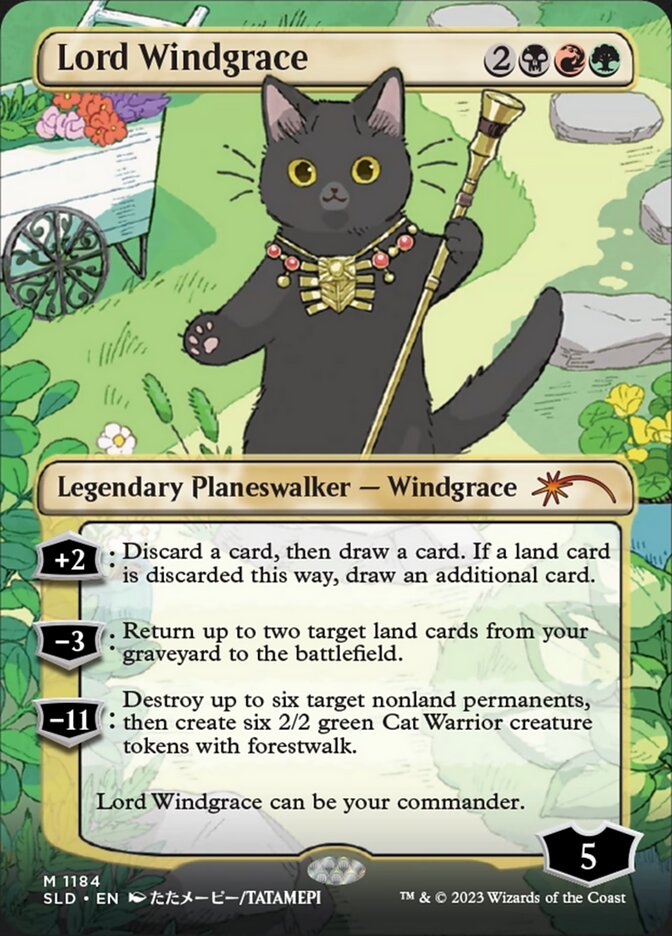 Lord Windgrace (Borderless) [Secret Lair Drop Series] Magic: The Gathering