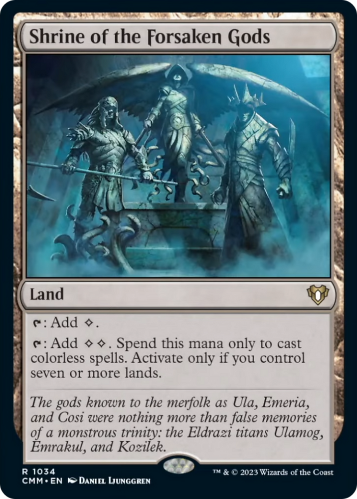 Shrine of the Forsaken Gods [Commander Masters] Magic: The Gathering