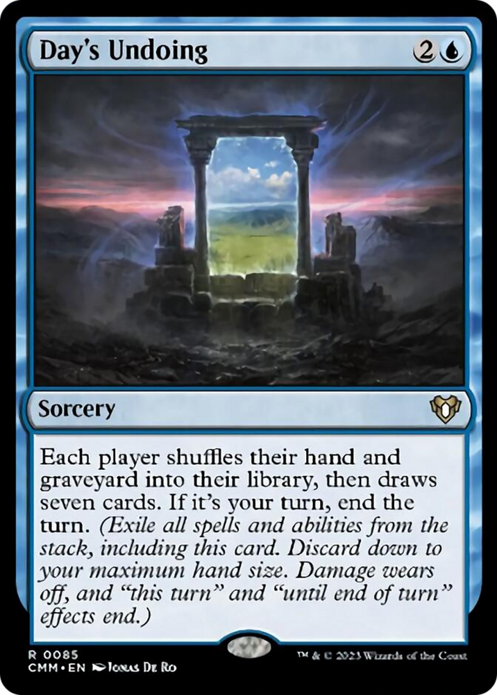 Day's Undoing [Commander Masters] Magic: The Gathering