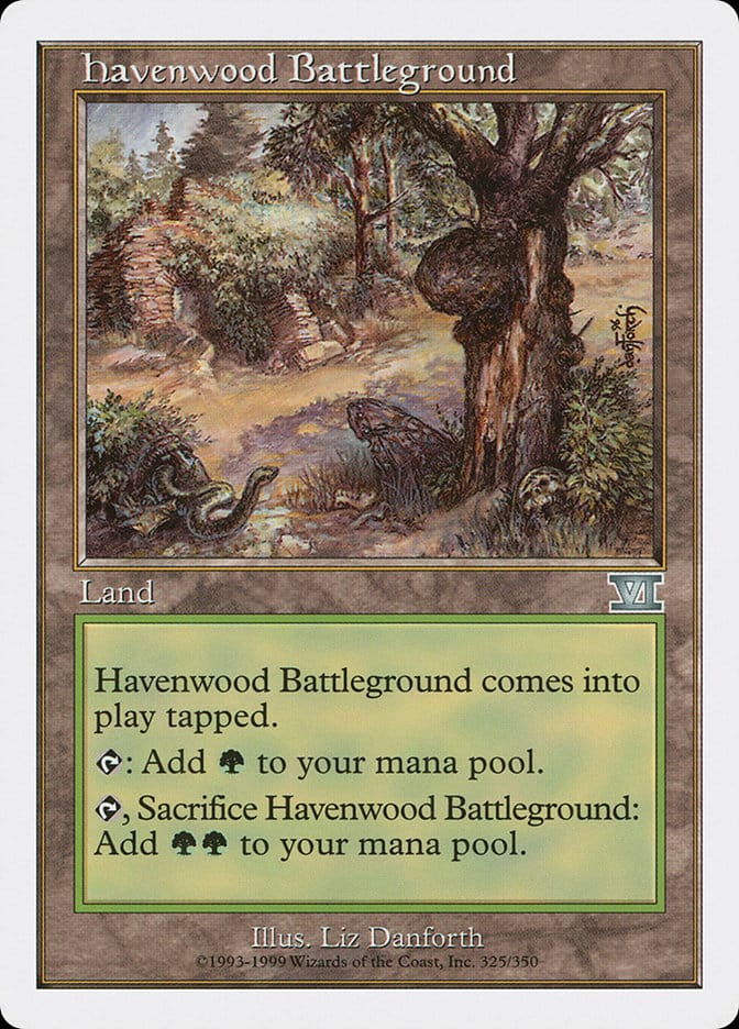 Havenwood Battleground [Classic Sixth Edition] Magic: The Gathering