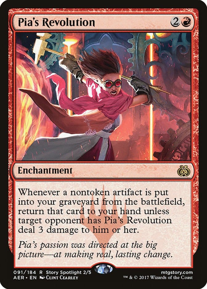 Pia's Revolution [Aether Revolt] Magic: The Gathering