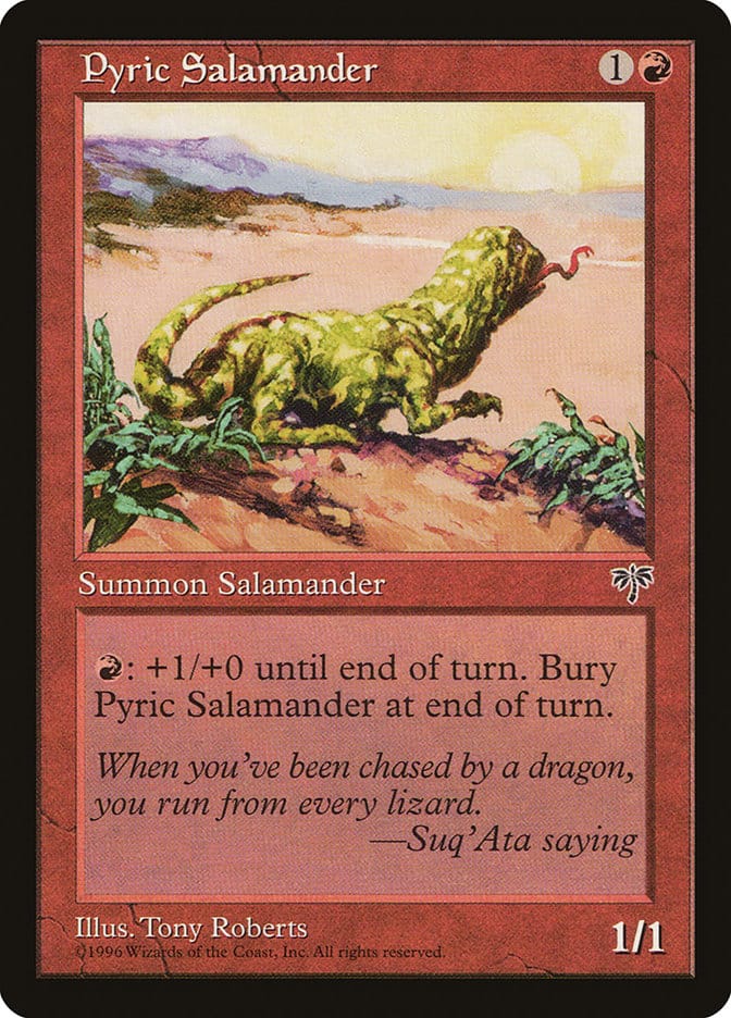 Pyric Salamander [Mirage] Magic: The Gathering
