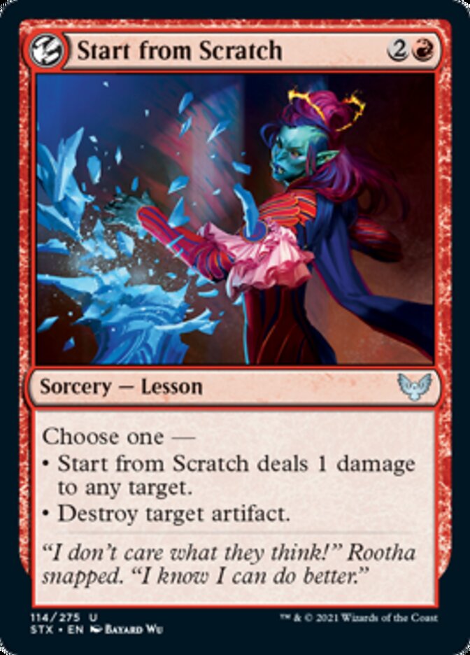 Start from Scratch [Strixhaven: School of Mages] Magic: The Gathering